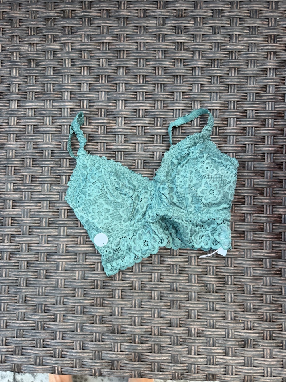 Aeropostale Lace Bralette in Sage Green